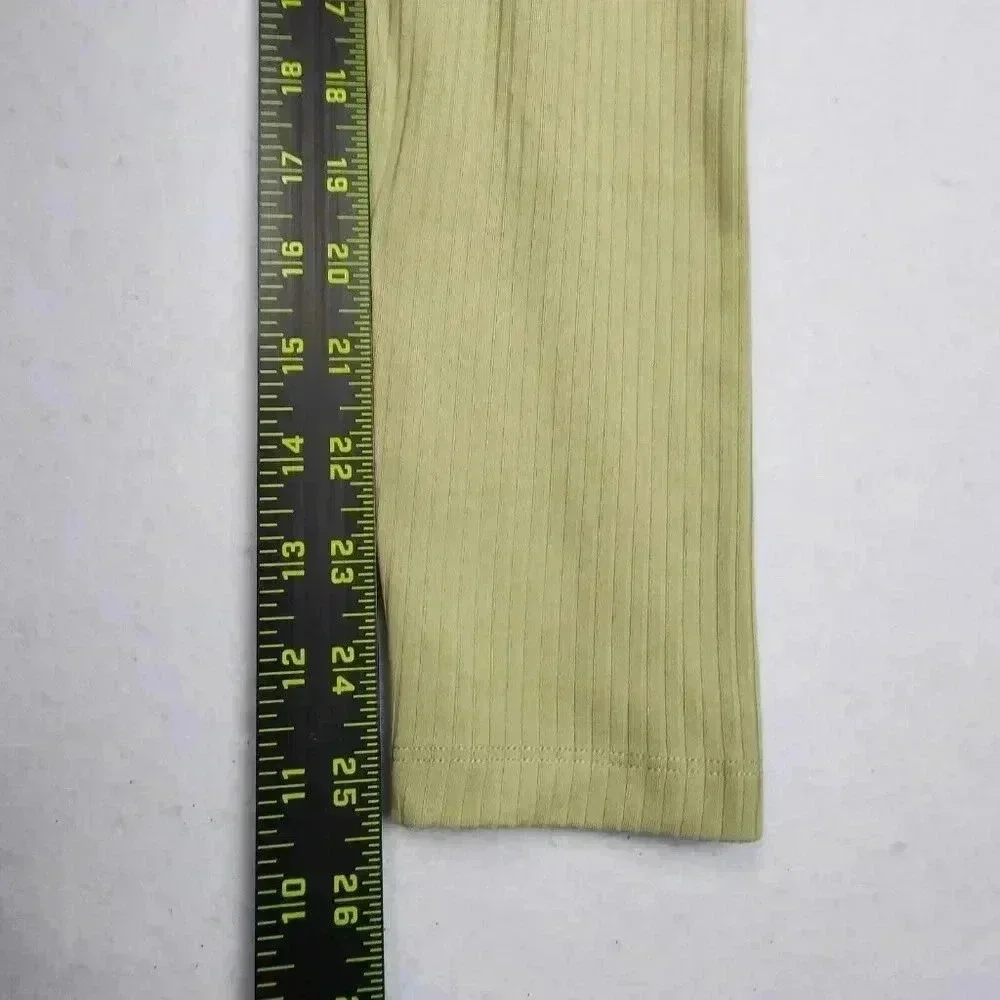 All in Motion Women's Size XS High Rise Rib Seamless Legging Sage Green Yoga Run